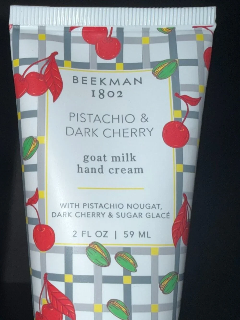 Beekman 1802 Pistachio & Dark Cherry Hand Cream 2oz NWT